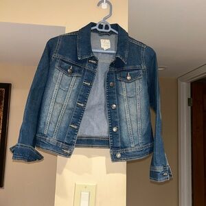 Girls Dark Blue Denim Jacket